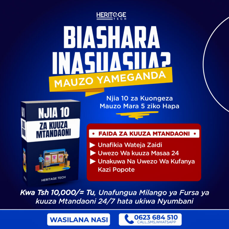 Njia 10 za Kuuza Mtandaoni