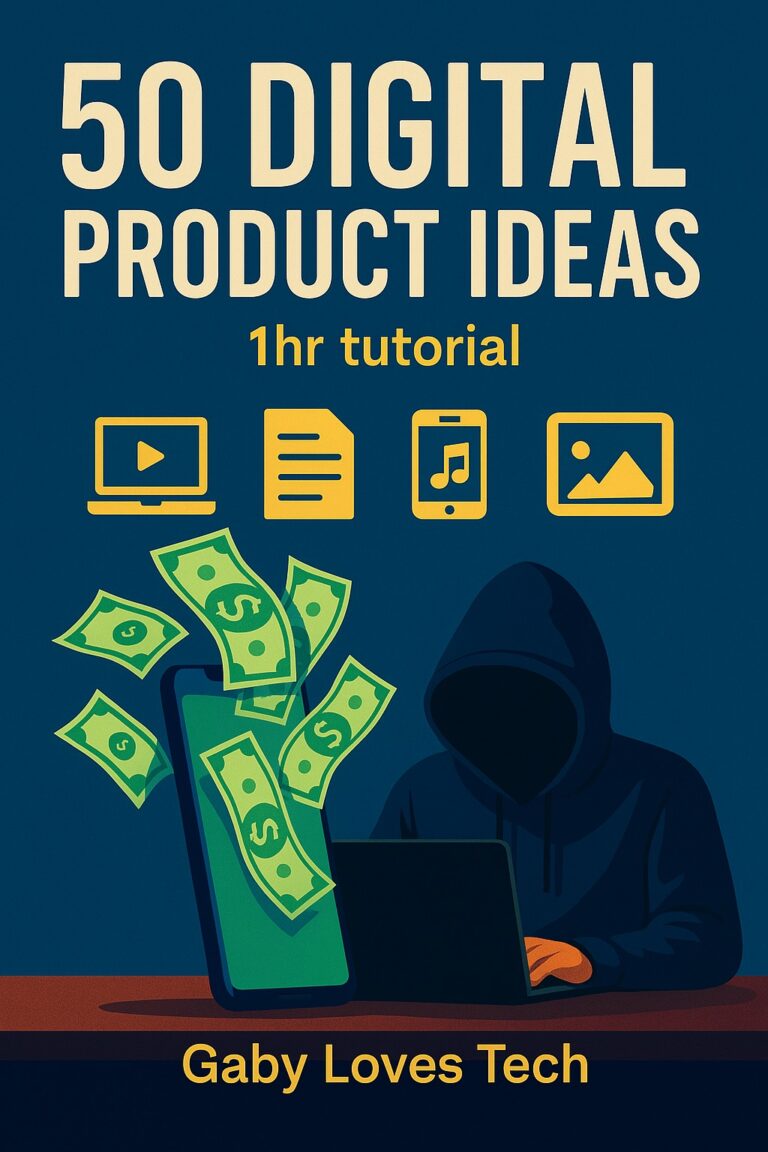 50 Digital Products Ideas: Video Tutorial