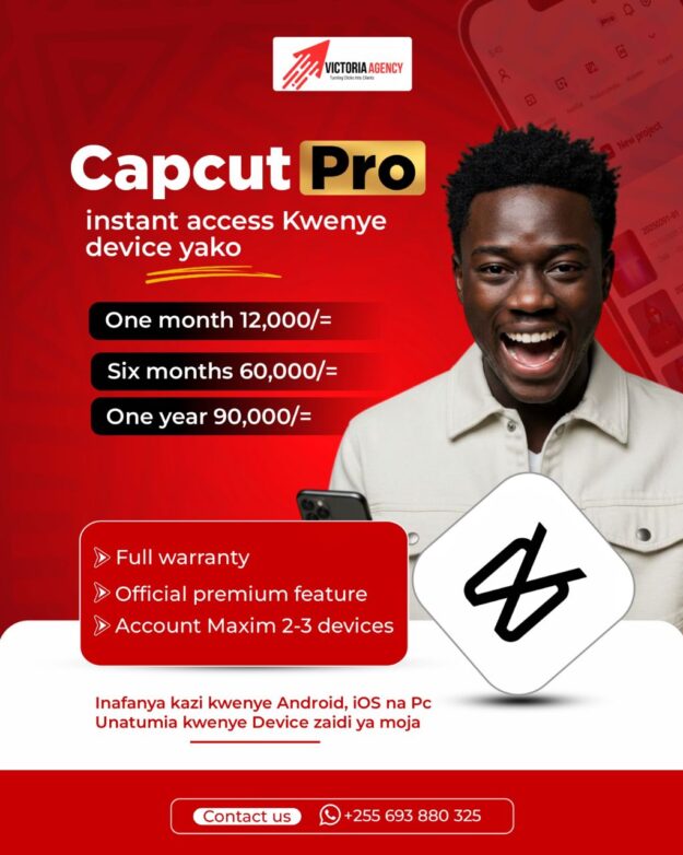 Capcut Pro Private Account | 30 Days